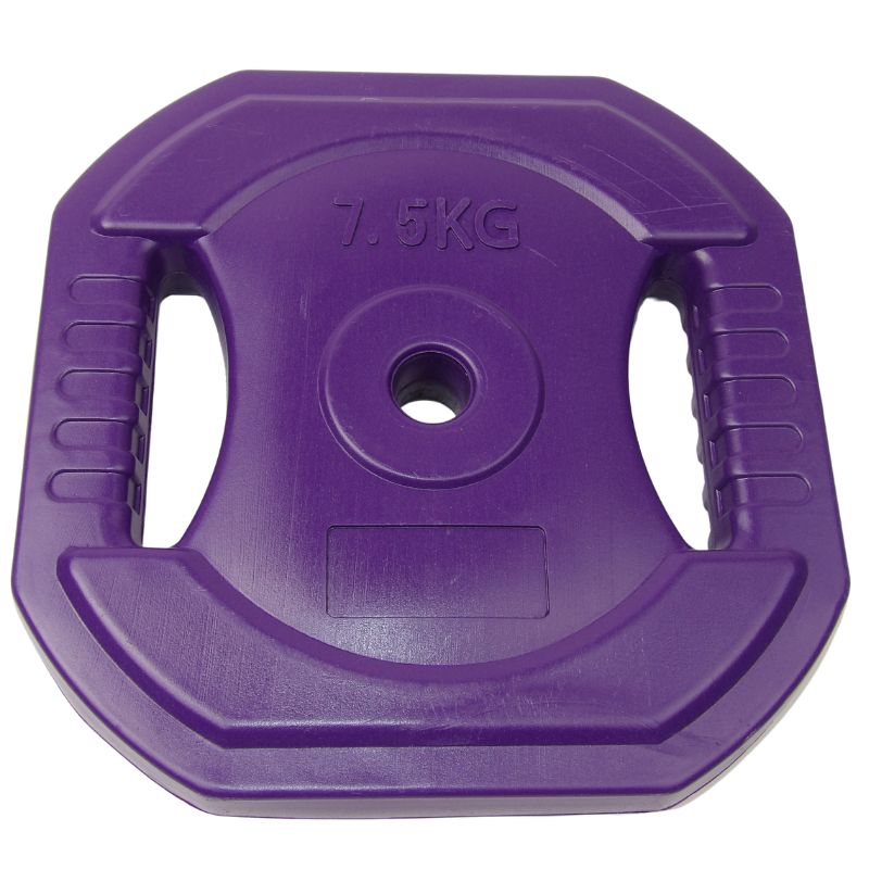 7,5 Kg, Vægtstangssæt - Aerobic Vægtskive Ø28 - NORDIC POWER - Køb Billigst Her