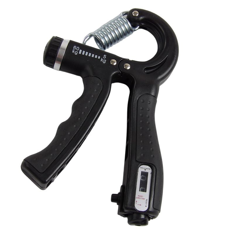 Billig Håndtræner - Hand Grip, Justerbar Med Tæller, Styrk Dine Underarme Med Denne Håndtræner - Maxis.dk