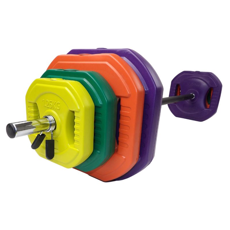 Tilbud Bodypump Sæt - Vægtstangssæt 35 kg - NORDIC POWER - Billigst Her