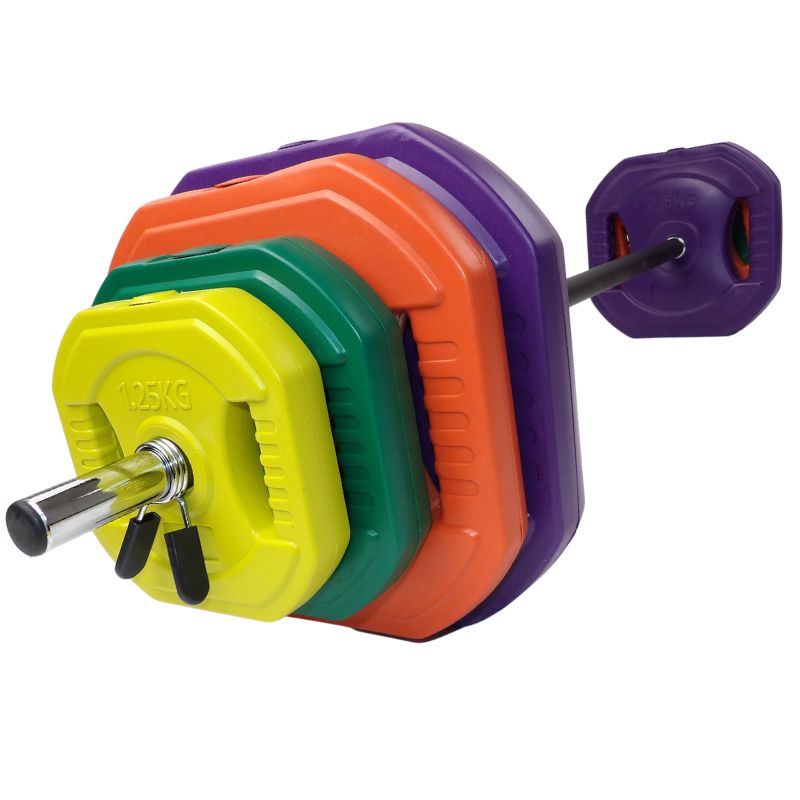 Billigt Bodypump Sæt - Vægtstangssæt 35 kg - NORDIC POWER