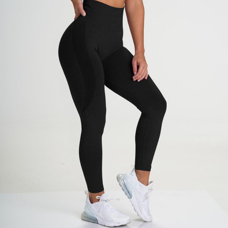 Tights Sorte Højtaljede Medium - ANIMA
