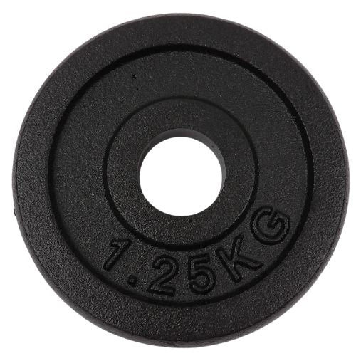 Billig Vægtskive 1,25 kg, Sort Jern, Fra NORDIC POWER - Maxis.dk