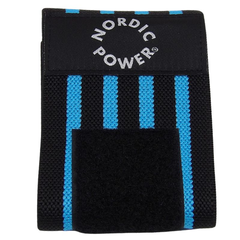2 Stk. Håndledsstøtte, Wrist Wrap Blå - NORDIC POWER