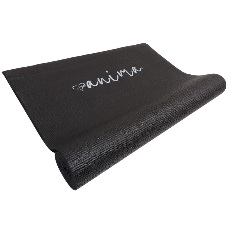 Yogamåtte Sort 3 mm, Fra ANIMA, Køb Billigt Yogaudstyr Her - Maxis.dk