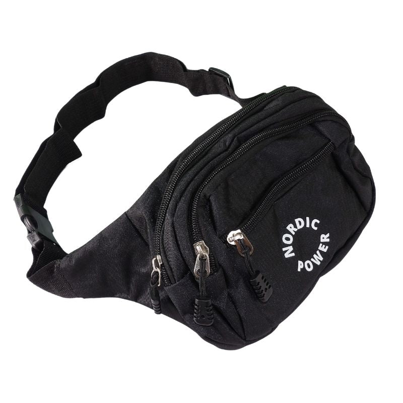 Bæltetaske - Crossover bag sort - NORDIC POWER