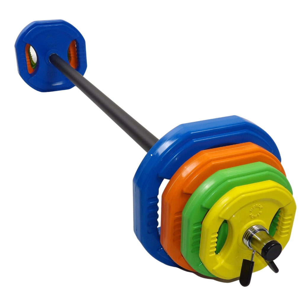 Bodypump Vægtskiver 10 kg. Blå, Ø30 mm. 2 Stk. - NORDIC POWER