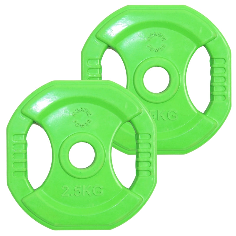 Vægtstangs - Bodypump vægtskive 2,5 Kg, Ø30 - NORDIC POWER - Køb Billigst - Maxis.dk