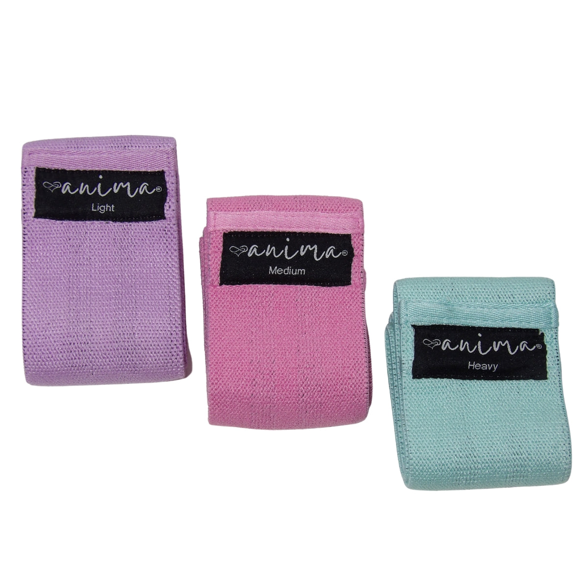 BOOTY BANDS 3 PK. LILLA, PINK, TYRKIS - ANIMA