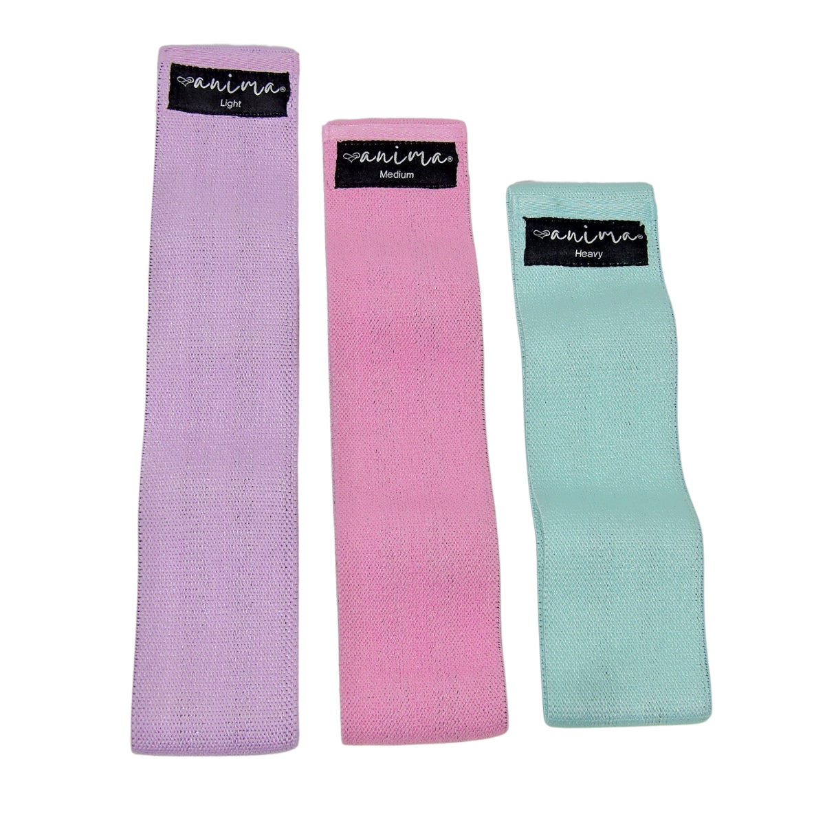 BOOTY BANDS 3 PK. LILLA, PINK, TYRKIS - ANIMA