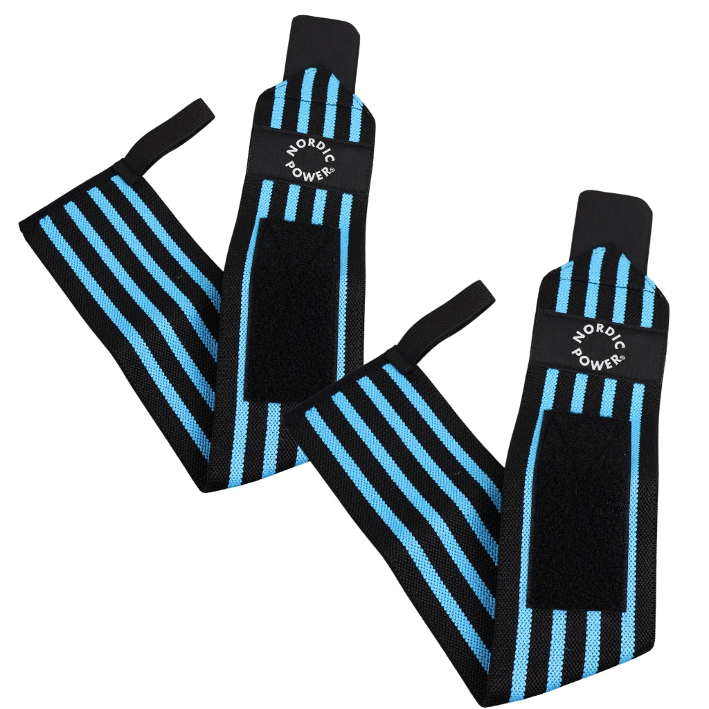 2 Stk. Håndledsstøtte, Wrist Wrap Gule - NORDIC POWER