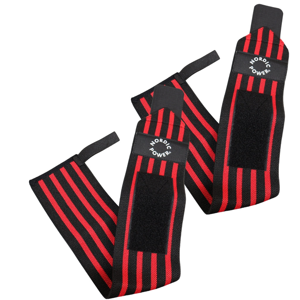 2 Stk. Håndledsstøtte, Wrist Wrap Gule - NORDIC POWER