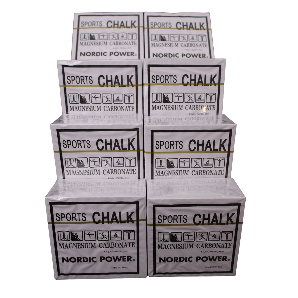 Kalk Magnesium - 8 Blokke - 575 Gram - NORDIC POWER - Hvid Box