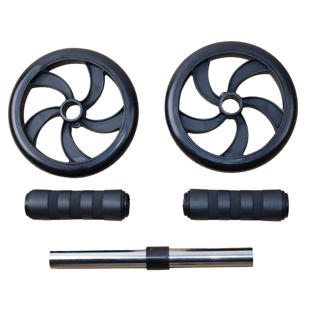 Mavehjul PRO - Ab Wheel med skridsikre greb - NORDIC POWER