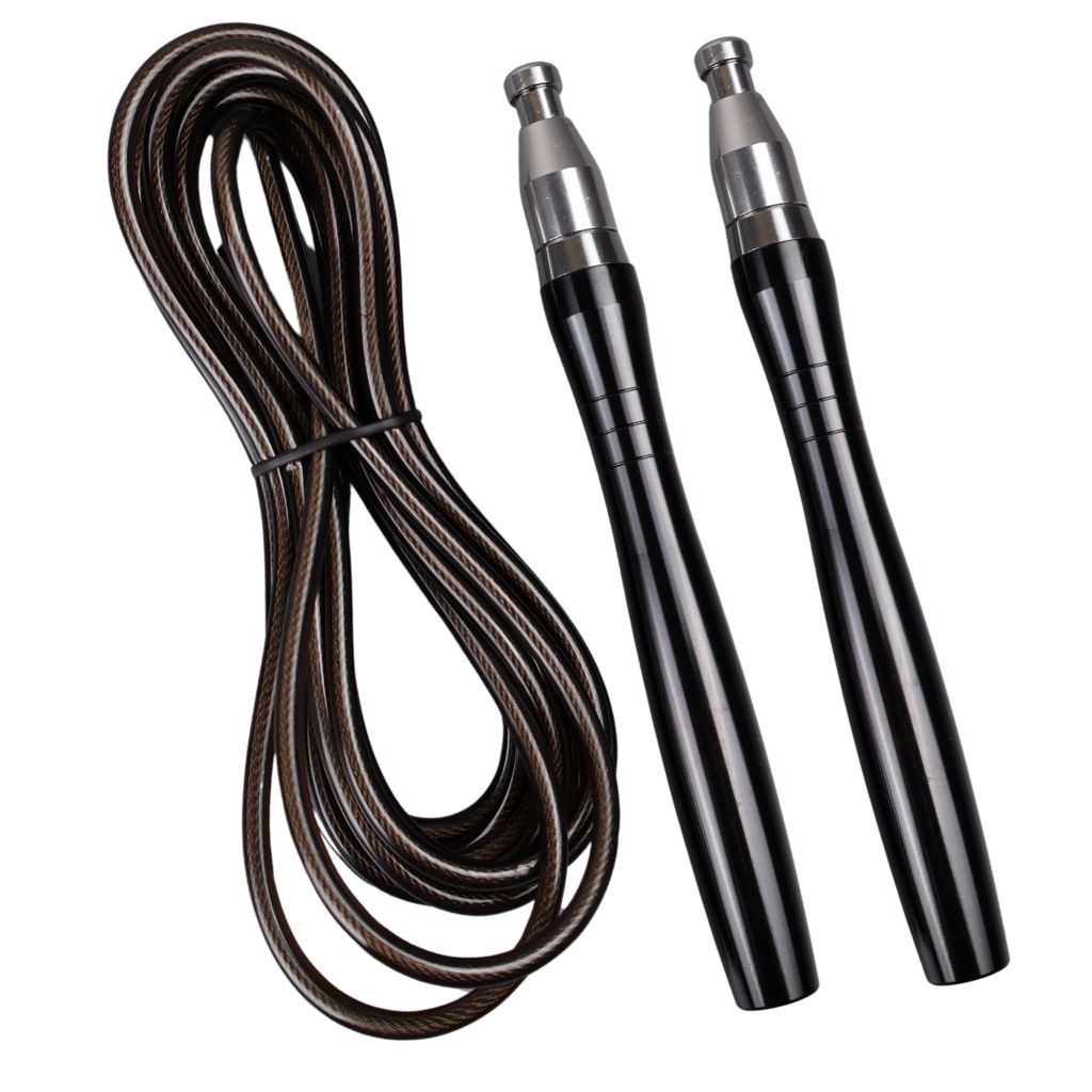 Speedrope - Sjippetov Sort alu greb, smart justering - NORDIC POWER