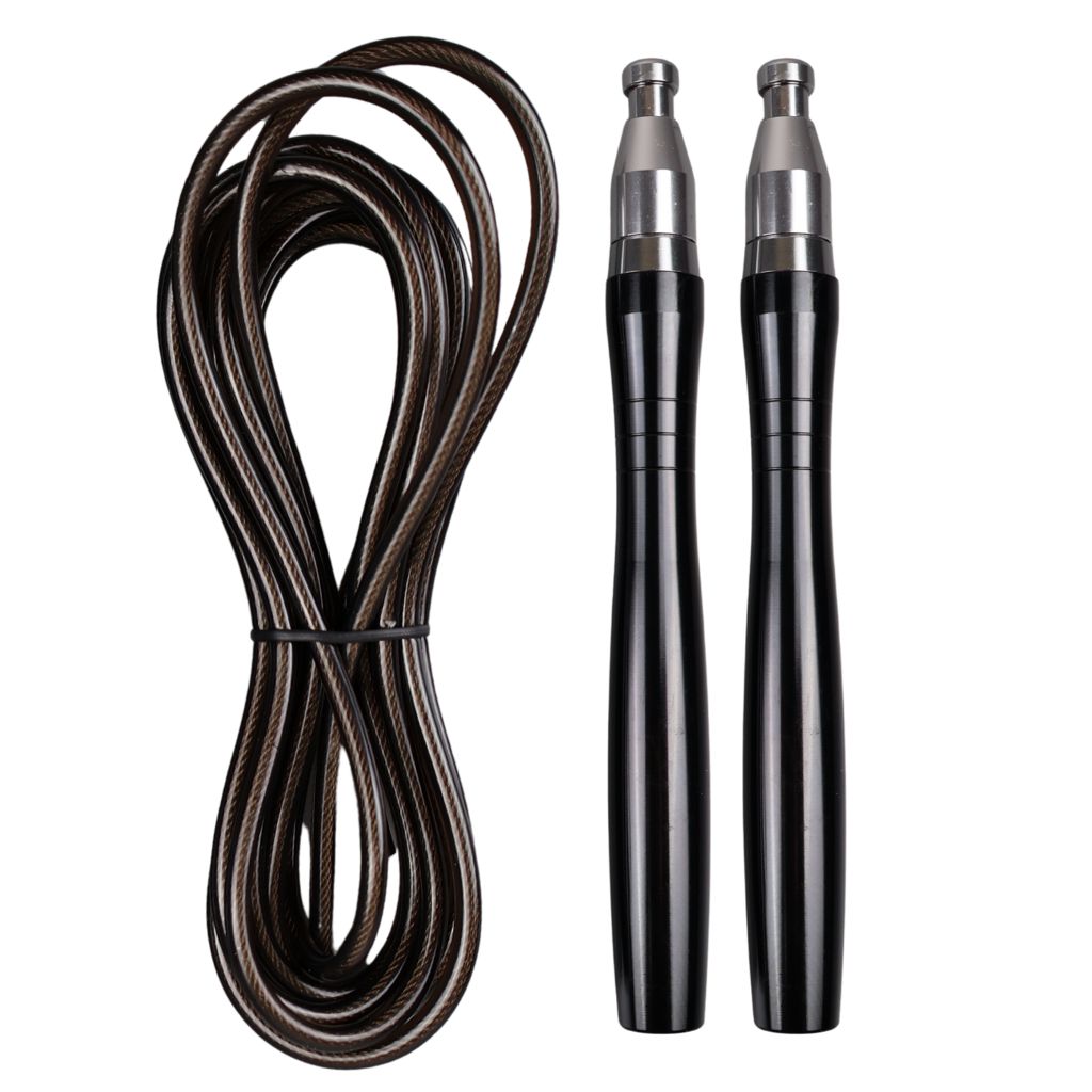 Speedrope - Sjippetov Sort alu greb, smart justering - NORDIC POWER