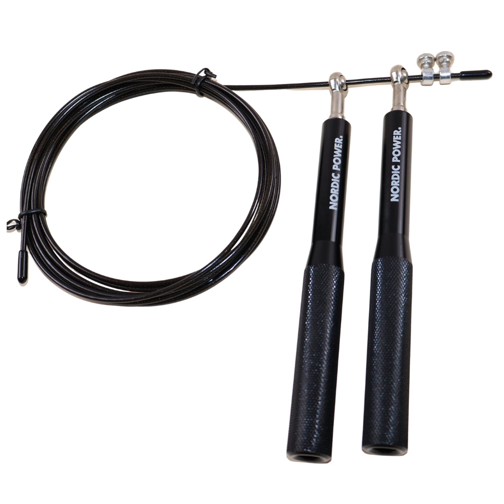 Speedrope Pro Sort Aluminium Greb - NORDIC POWER