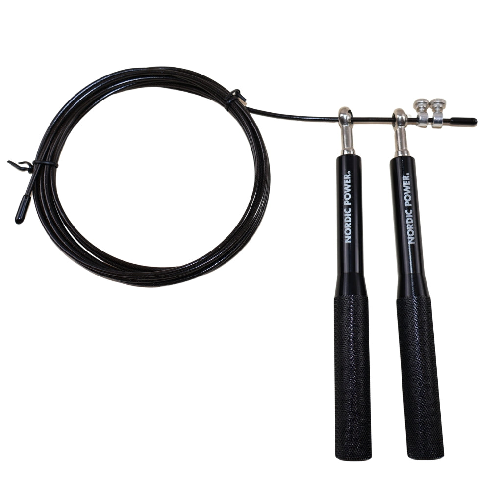 Speedrope Pro Sort Aluminium Greb - NORDIC POWER