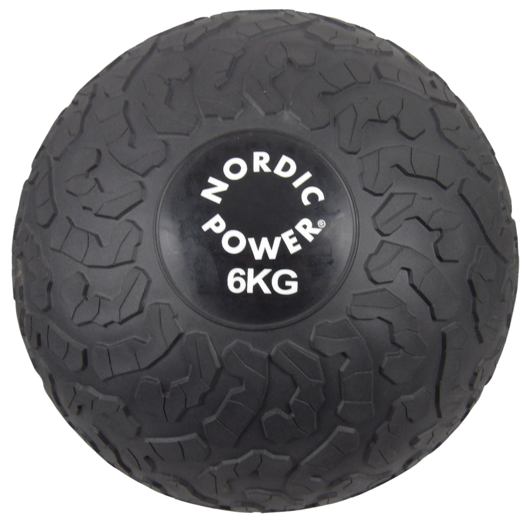 Slam Ball 6 kg. Sort - NORDIC POWER