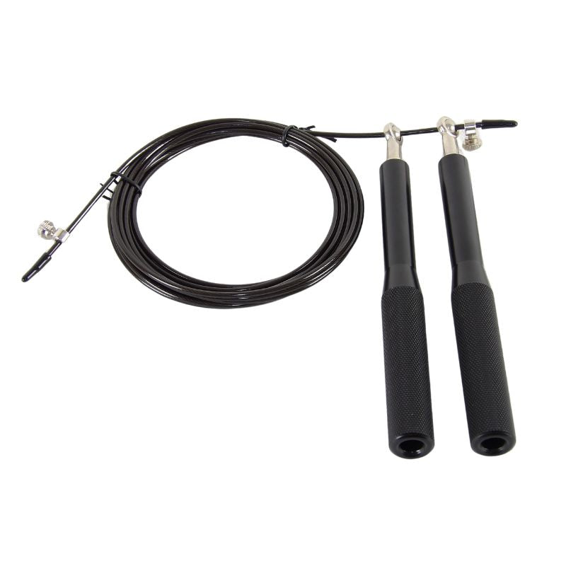 2 Stk. Speedrope Pro Sort Aluminium Greb