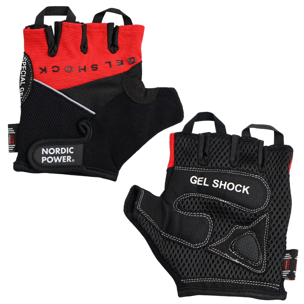 Træningshandsker Gel Shock, Large - NORDIC POWER