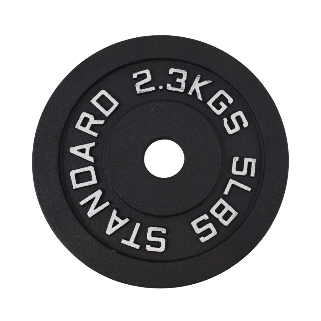 Vægtskivesæt 2 x 2,3 kg. Sort Metal, Ø30 mm - NORDIC POWER- Restparti