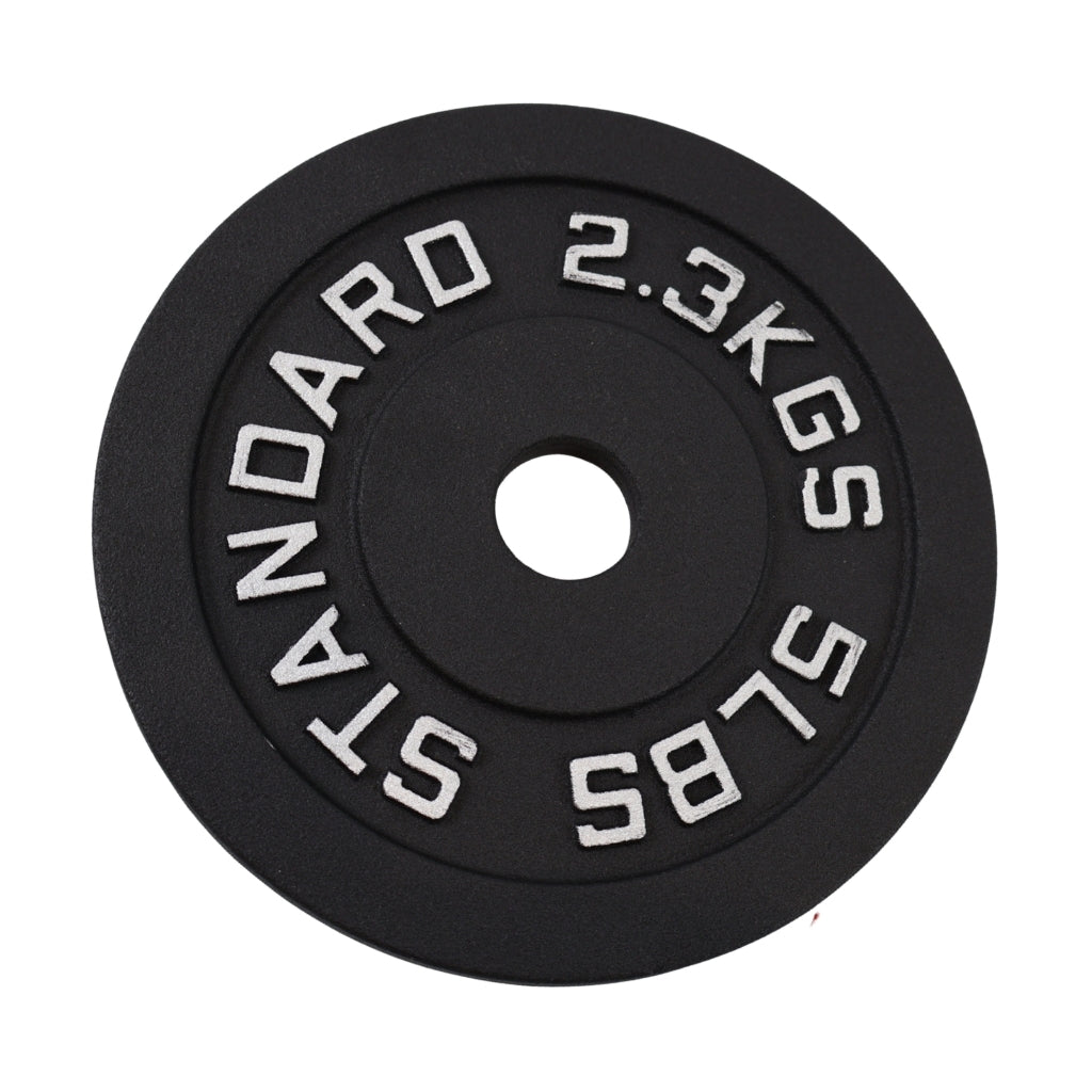 Vægtskivesæt 2 x 2,3 kg. Sort Metal, Ø30 mm - NORDIC POWER- Restparti