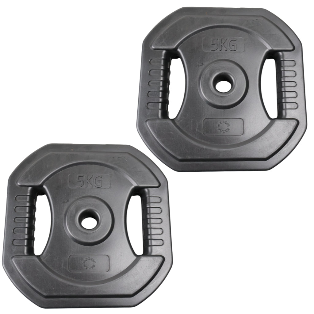 Bodypump Vægtskive 5 Kg. SORT - NORDIC POWER - 1 Stk - Ø25 mm