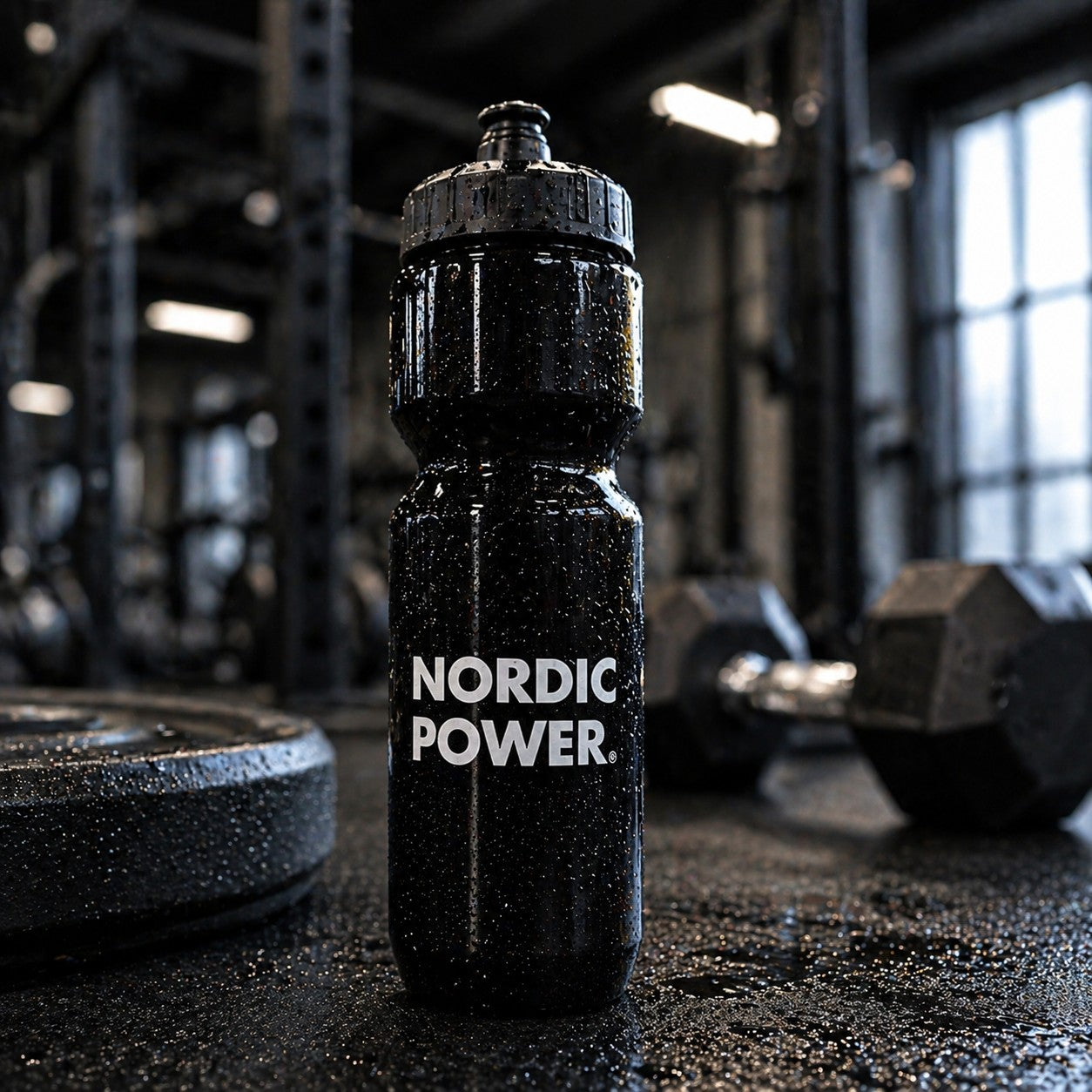 Drikkedunk Sort, 700 ml - NORDIC POWER