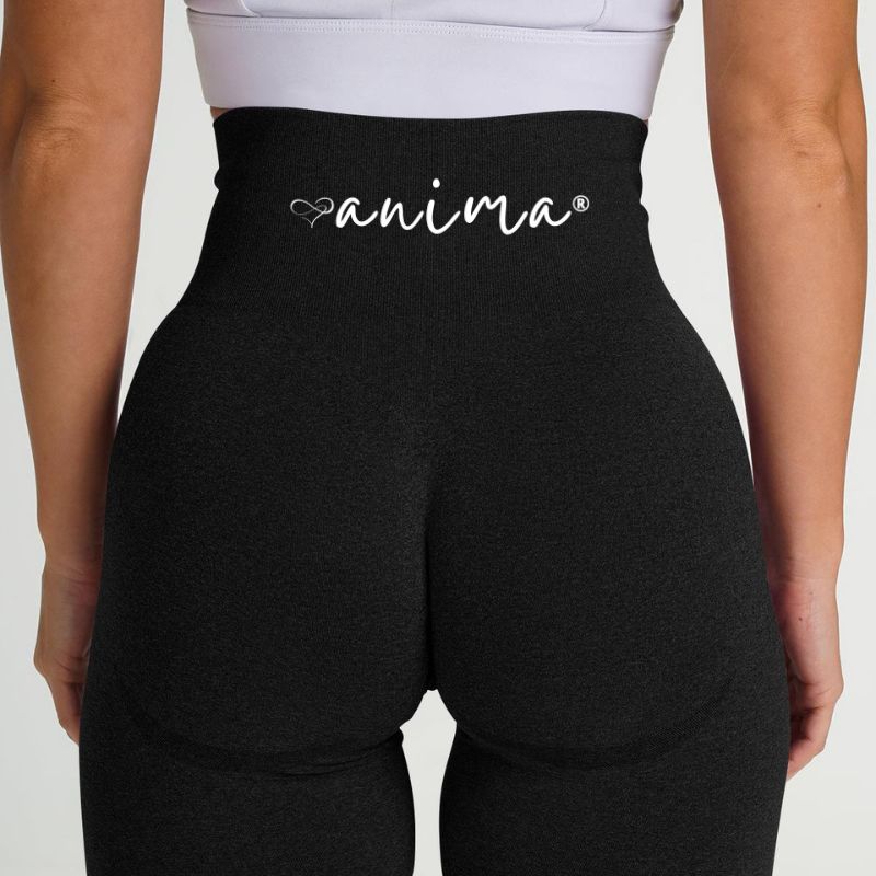 Tights Sorte Højtaljede Medium - ANIMA