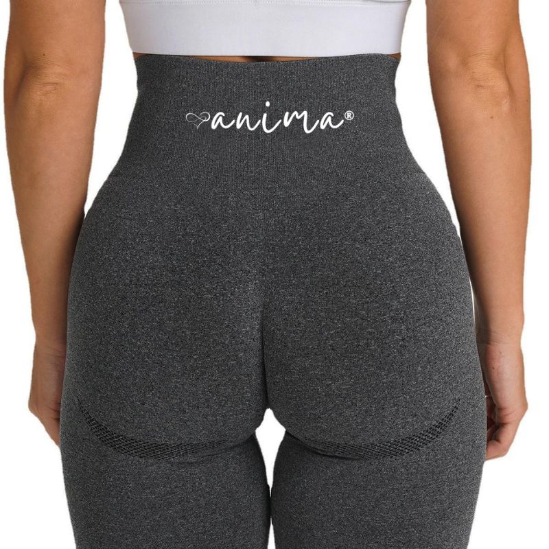 Tights Dark Grey Højtaljede X-Large - ANIMA