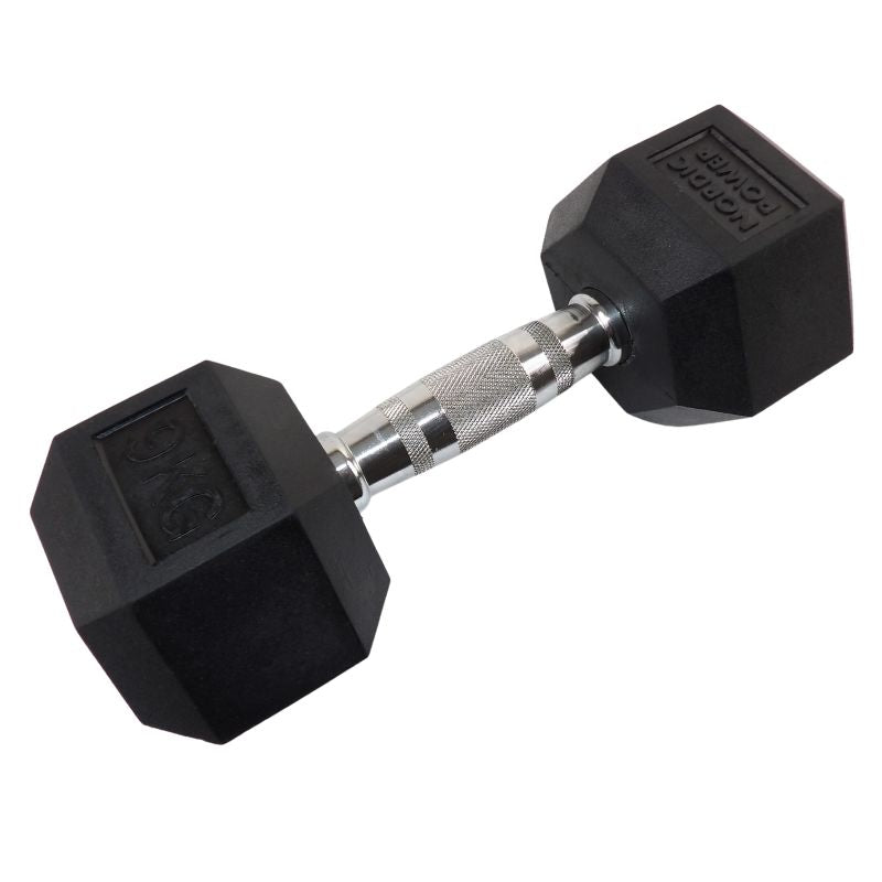 2 x 9 kg. Hexagon Håndvægte - NORDIC POWER - Skarp pris