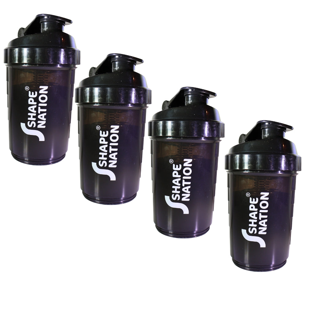 4 Stk. Protein Shaker 600 ml - SHAPE NATION