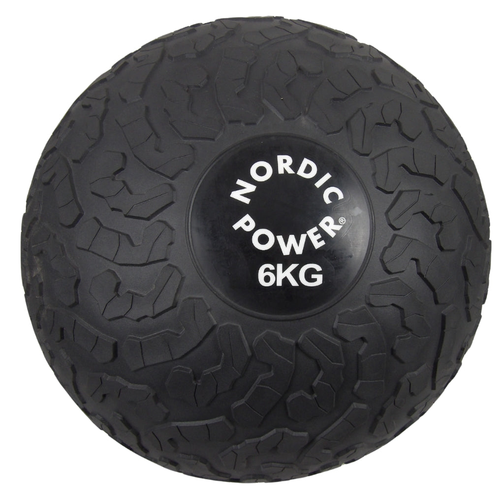Slam Ball 6 kg. Sort - NORDIC POWER