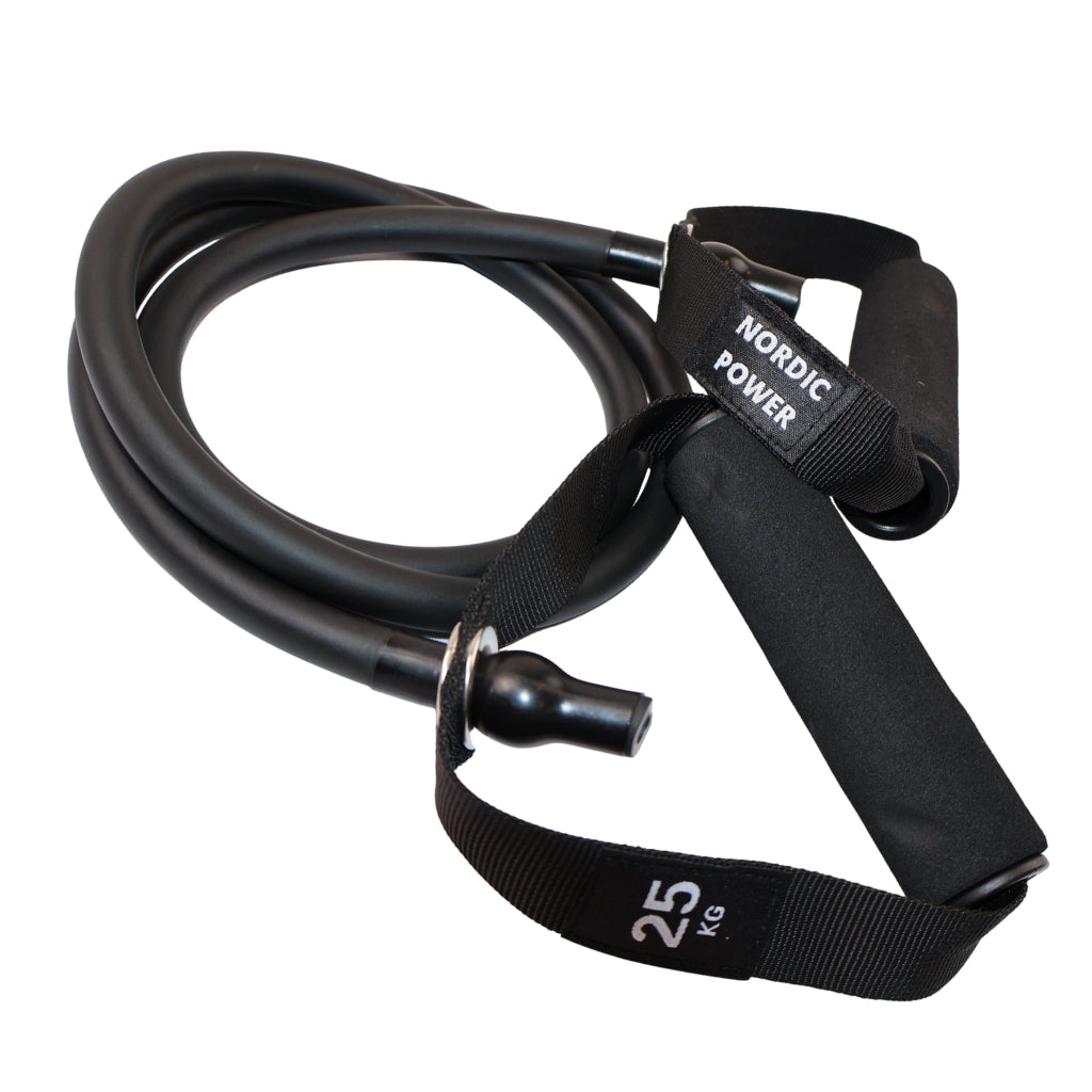Træningselastikker med håndtag, 3 pk. Exertubes - NORDIC POWER