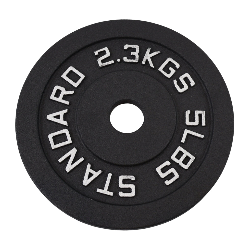Vægtskivesæt 2 x 2,3 kg. Sort Metal, Ø30 mm - NORDIC POWER- Restparti