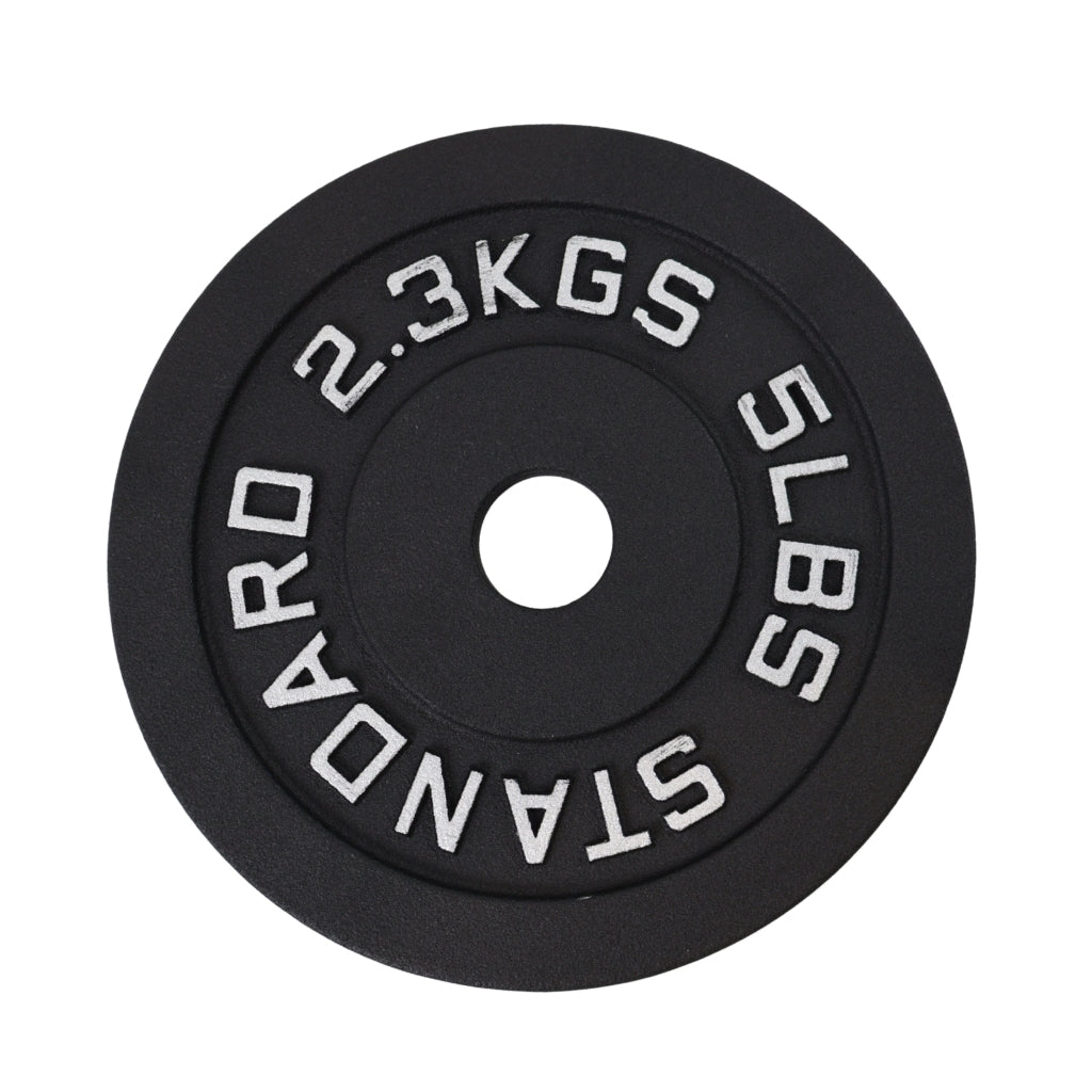 Vægtskive 2,3 kg, Sort Metal, Ø30 MM - NORDIC POWER - Restparti