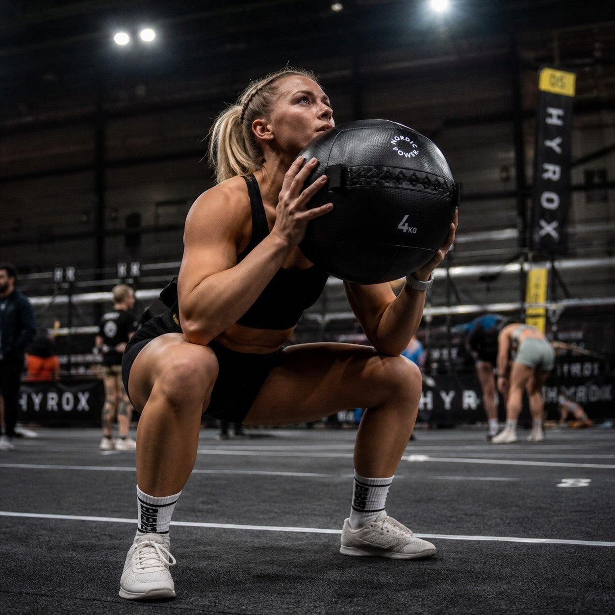 Wall Ball 4 kg, Sort - NORDIC POWER