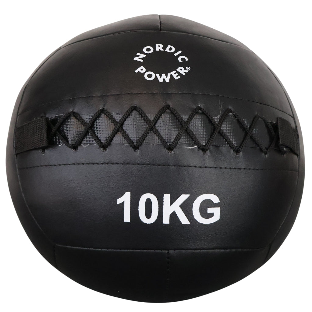 Wall Ball 10 kg, Sort - NORDIC POWER