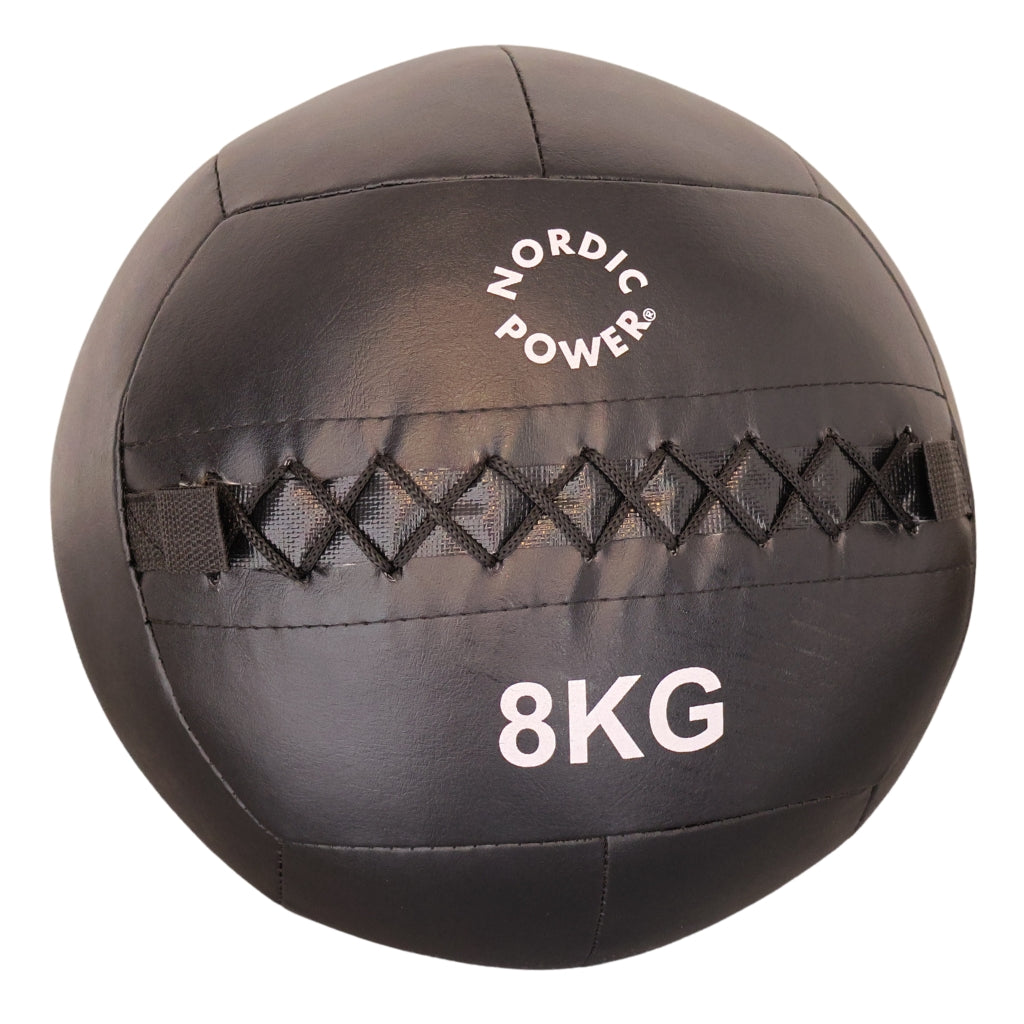 Wall Ball 8 kg, Sort - NORDIC POWER